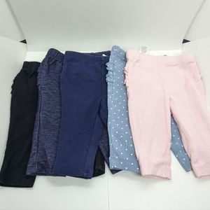Old navy and Carter's 3 month baby pant set with ruffles